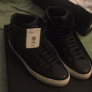Black MCM High Sneakers